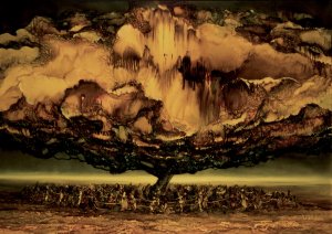 <strong>Ciągła jesien II / Incessant Autumn II, 1996,<br /></strong>olej na płótnie, 100 x 140 cm / oil on canvas<br />&nbsp;